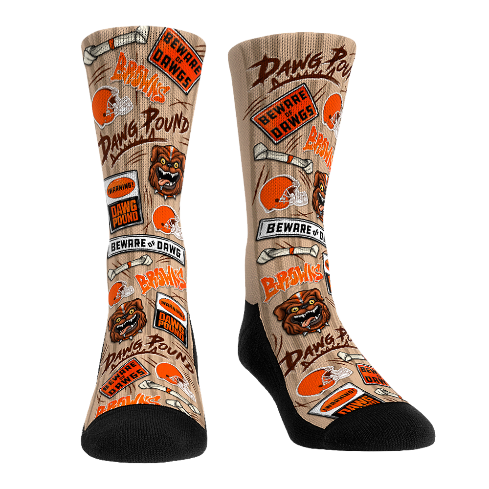 Cleveland Browns - Dawg Pound Icons | Rock 'Em Socks