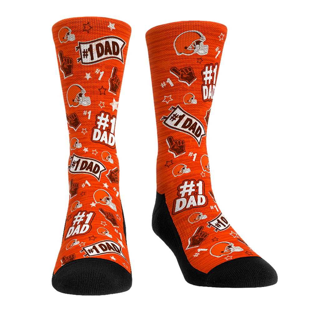 Cleveland Browns - #1 Dad | Rock 'Em Socks