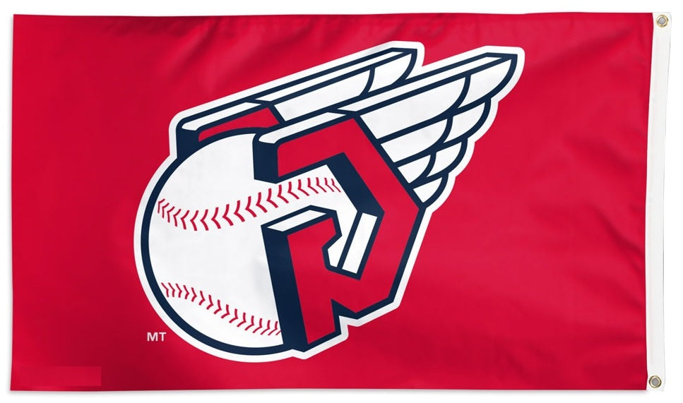 Cleveland Guardians Flag 3x5 Logo Red 2