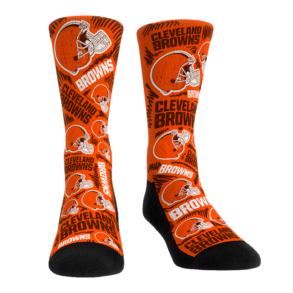 Cleveland Browns - Logo Sketch | Rock 'Em Socks