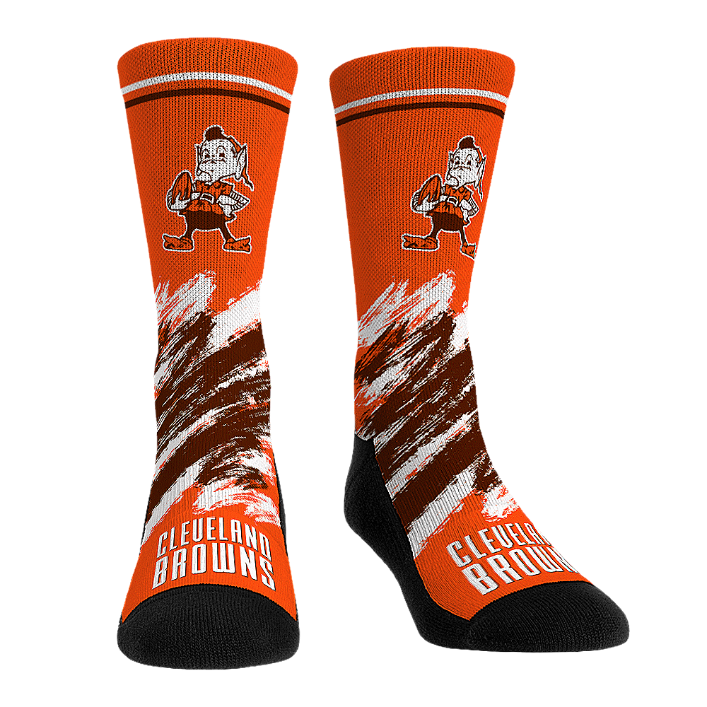 Cleveland Browns - Throwback Paint | Rock 'Em Socks