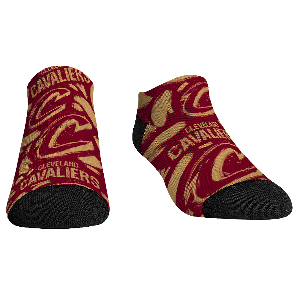 Cleveland Cavaliers - Low Cut  - Logo Paint | Rock 'Em Socks 1