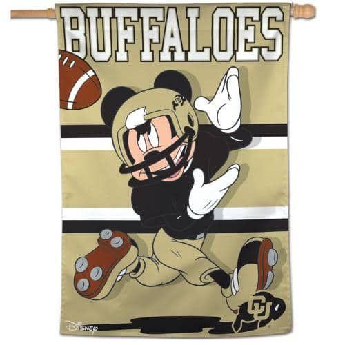 Colorado Banner Mickey Mouse Buffaloes Football House Flag