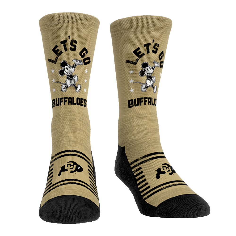 Colorado Buffaloes - Disney  - Let's Go! | Rock 'Em Socks