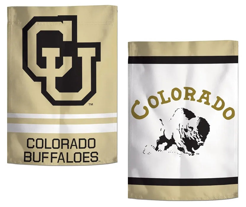 Colorado Buffaloes Garden Flag 2 Sided Classic Logo