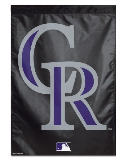 Colorado Rockies Banner CR Logo MLB House Flag