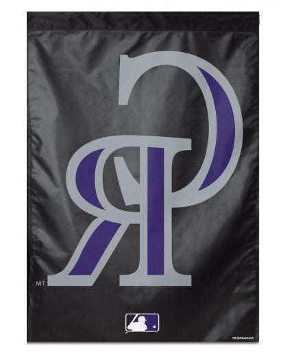 Colorado Rockies Banner CR Logo MLB House Flag