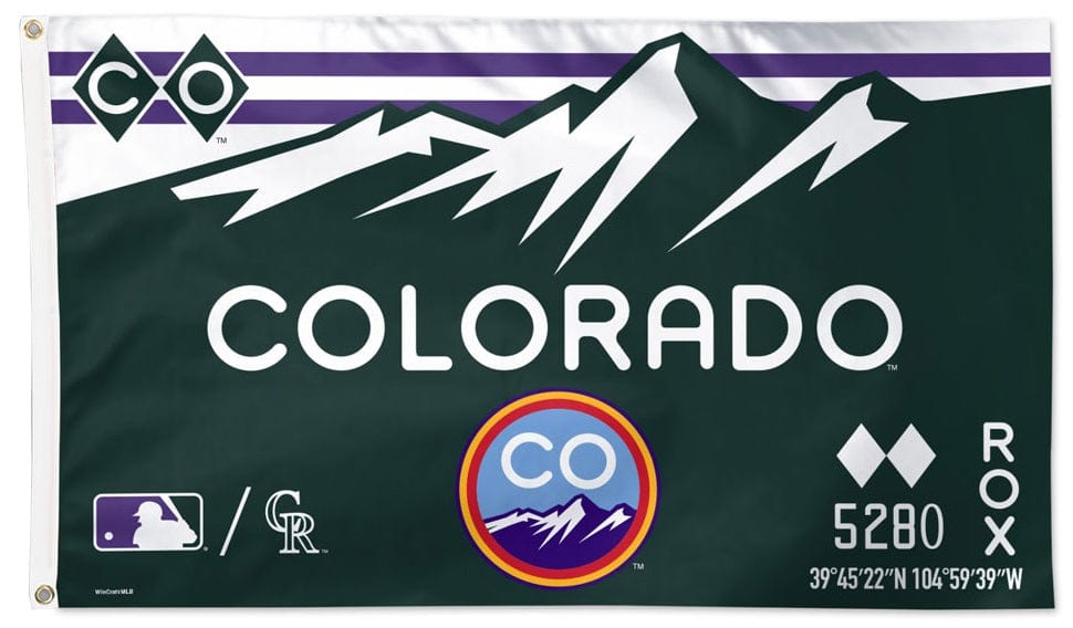 Colorado Rockies Flag 3x5 City Connect Rox
