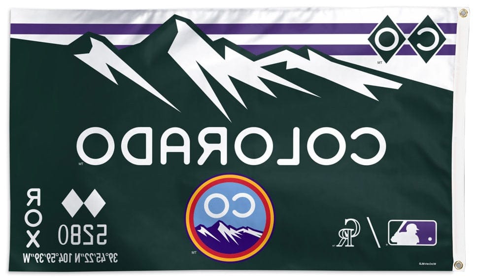 Colorado Rockies Flag 3x5 City Connect Rox