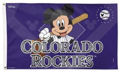 Colorado Rockies Flag 3x5 Mickey Mouse Disney