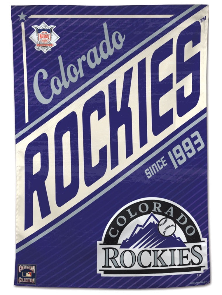 Colorado Rockies Flag Cooperstown Collection House Banner