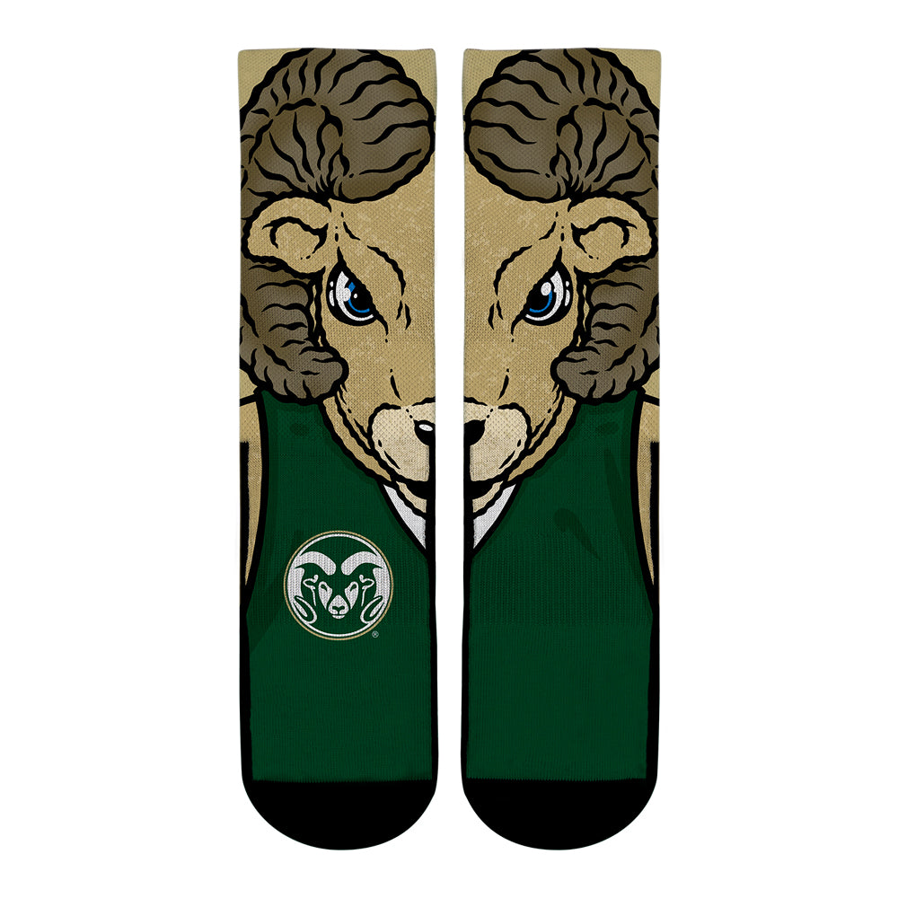 Colorado State Rams - Cam The Ram Mascot | Rock 'Em Socks