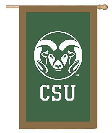 Colorado State University Flag Applique 2 Sided House Banner