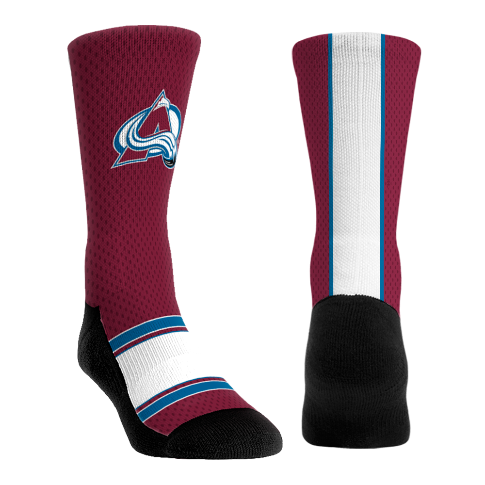 Colorado Avalanche - Custom Jersey | Rock 'Em Socks