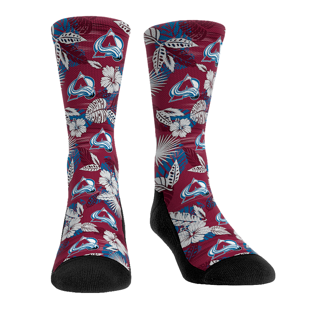 Colorado Avalanche - Floral | Rock 'Em Socks