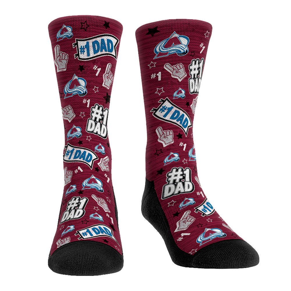 Colorado Avalanche - #1 Dad | Rock 'Em Socks