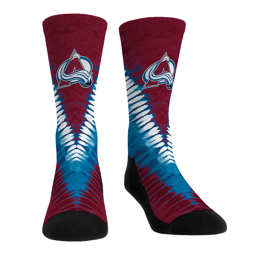 Colorado Avalanche - V Shape Tie Dye | Rock 'Em Socks