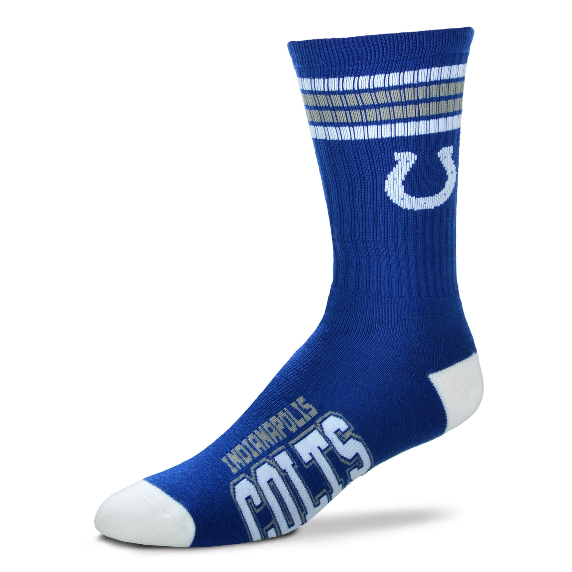 Indianapolis Colts Men's 4 Stripe Deuce Socks 1