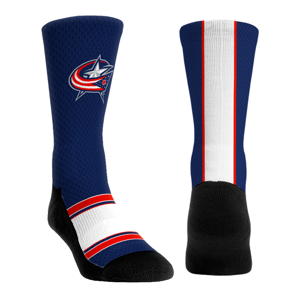 Columbus Blue Jackets - Custom Jersey | Rock 'Em Socks