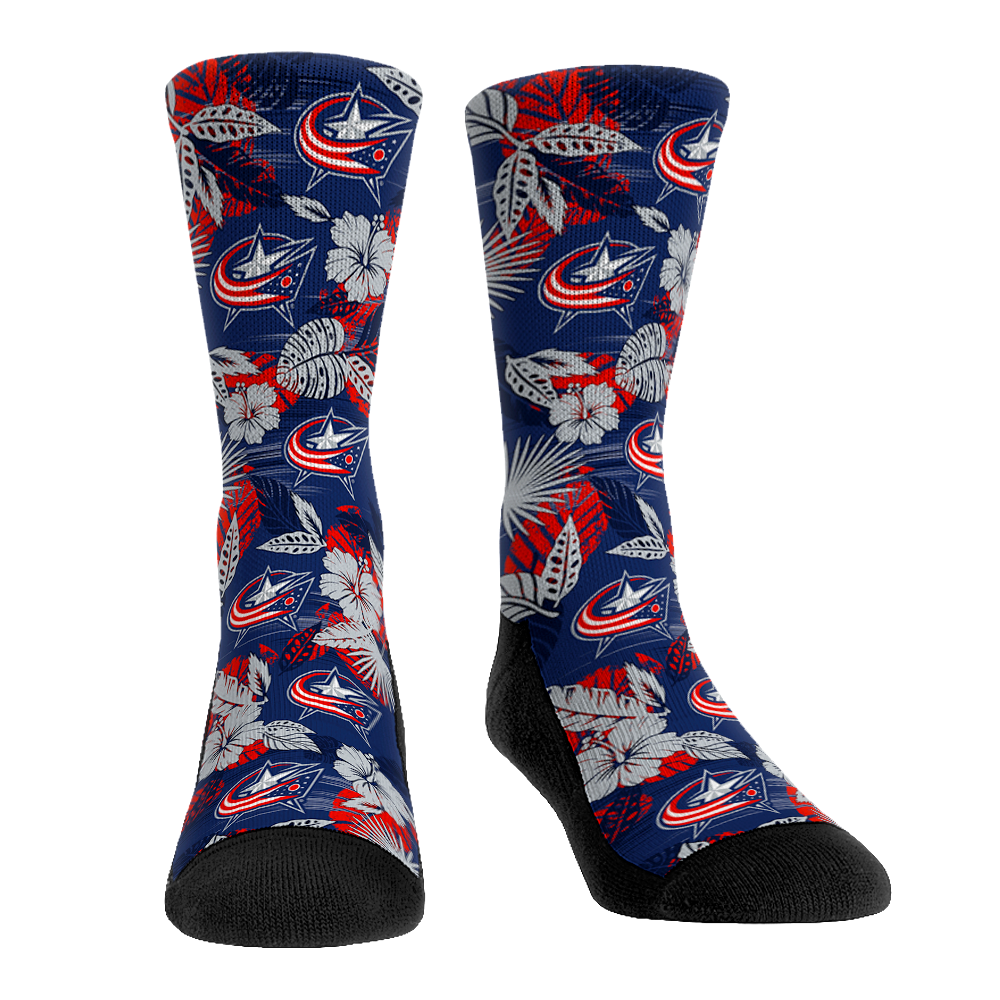 Columbus Blue Jackets - Floral | Rock 'Em Socks