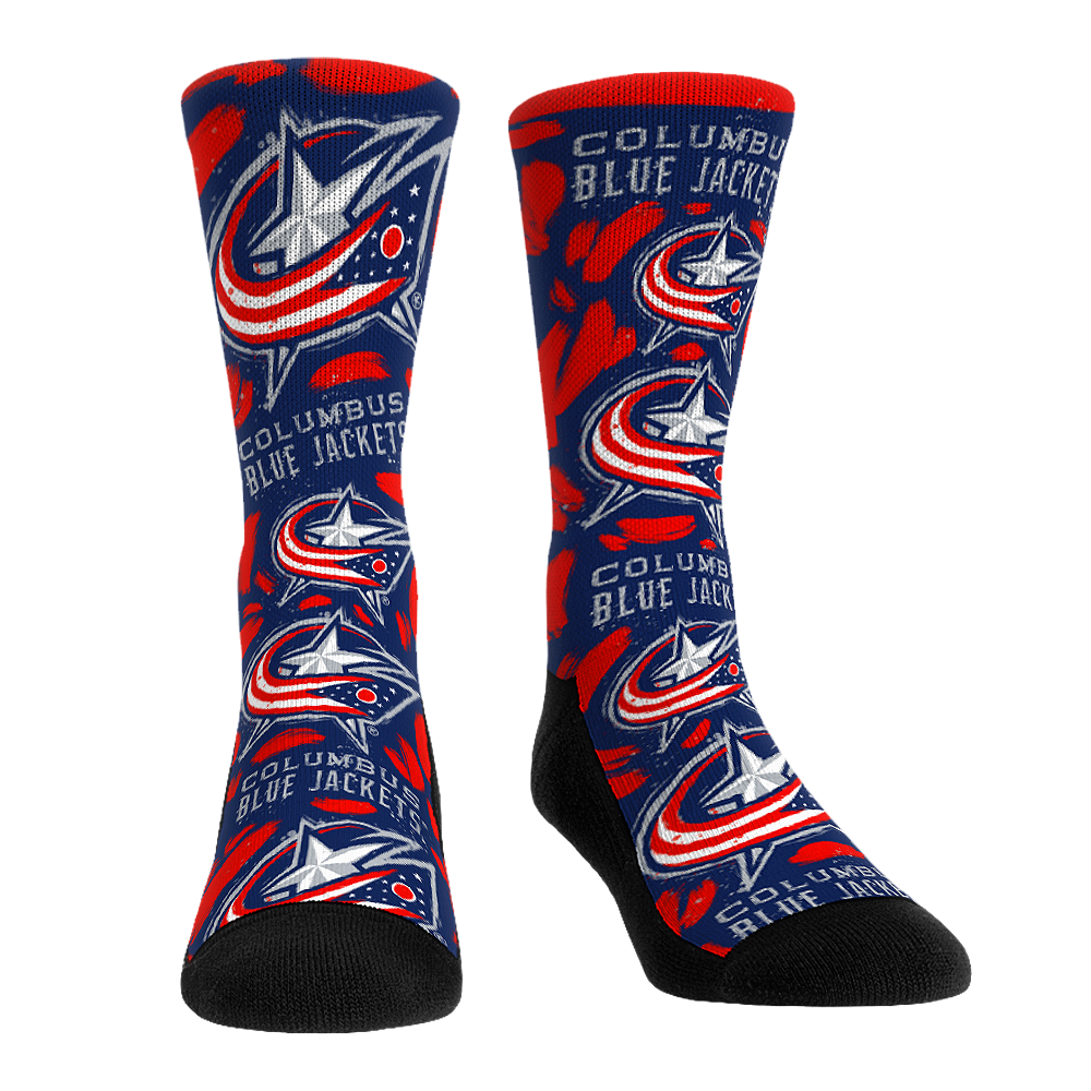 Columbus Blue Jackets - Logo Paint | Rock 'Em Socks