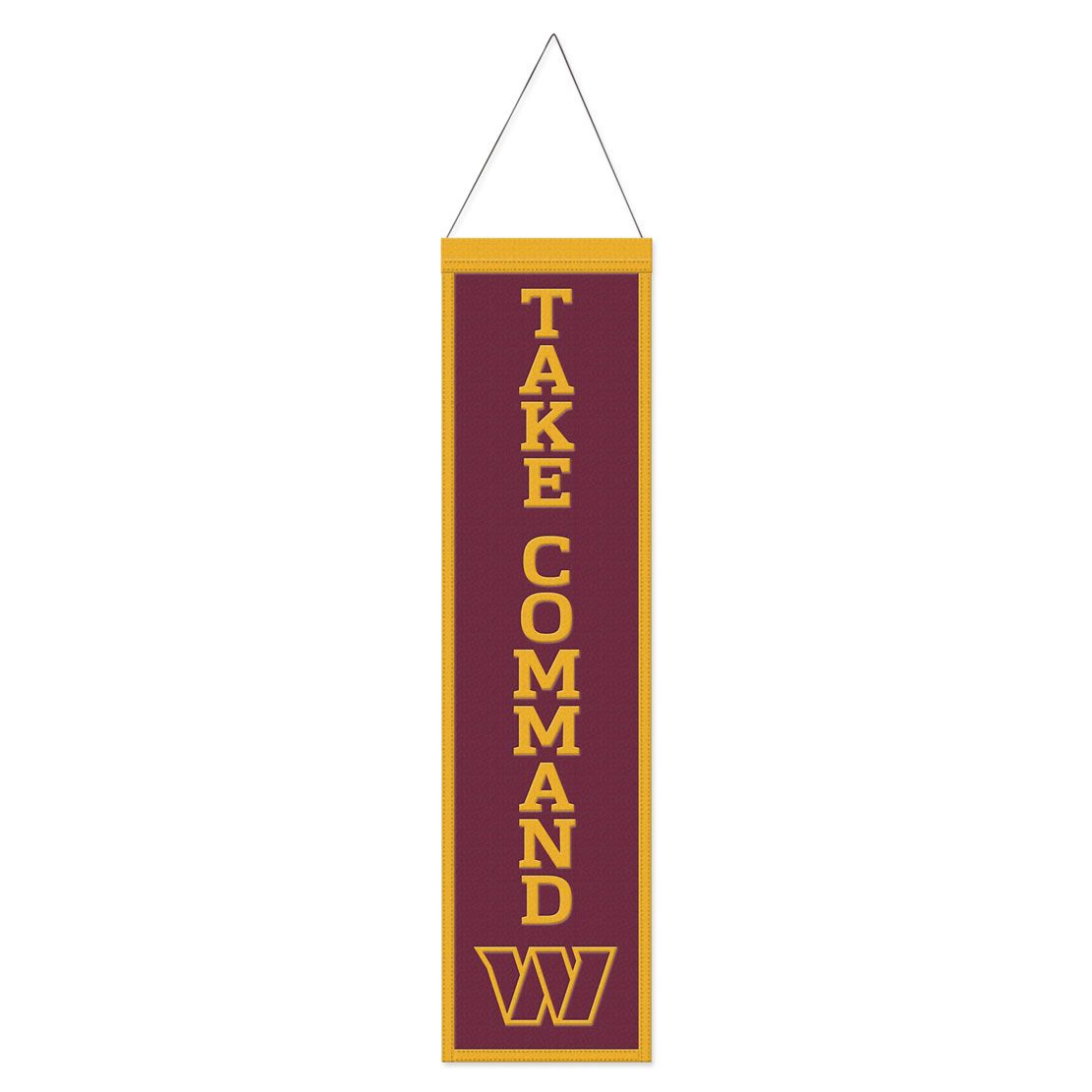 Washington Commanders 8" x 32" Wool Banner 1