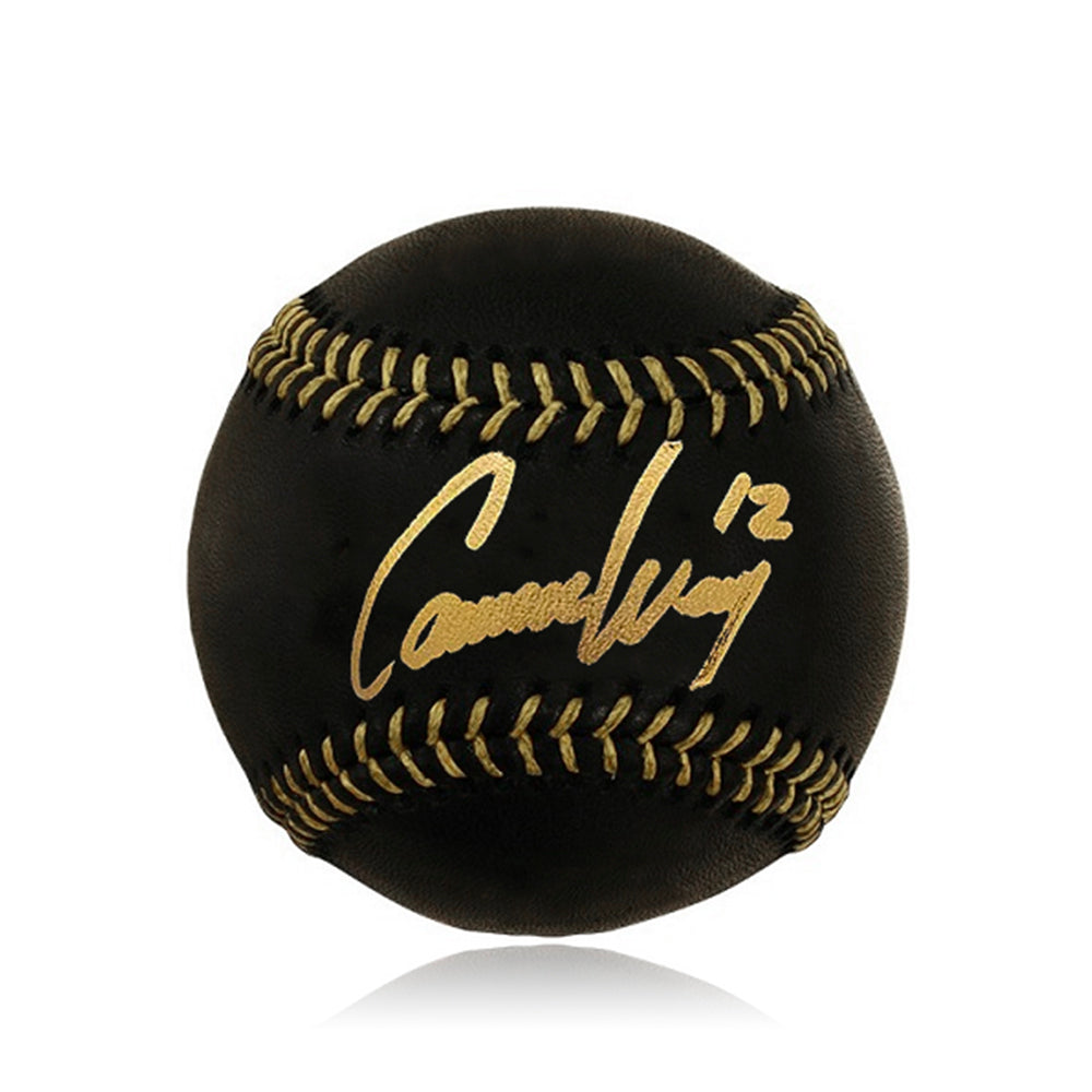 Connor Wong Boston Red Sox Autographed Black Official Major League Baseball 1