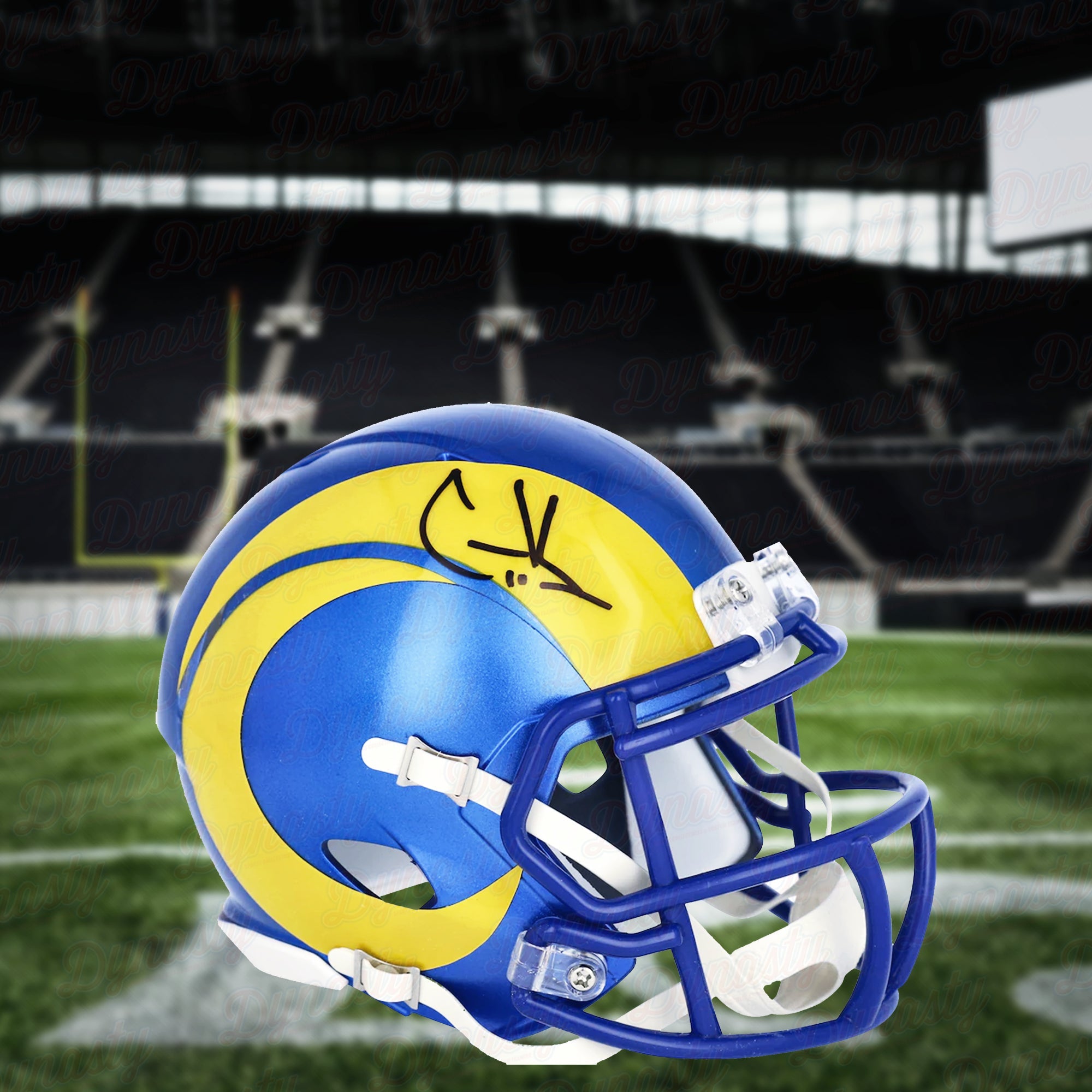 Cooper Kupp Los Angeles Rams Super Bowl LVI Autographed Mini-Helmet