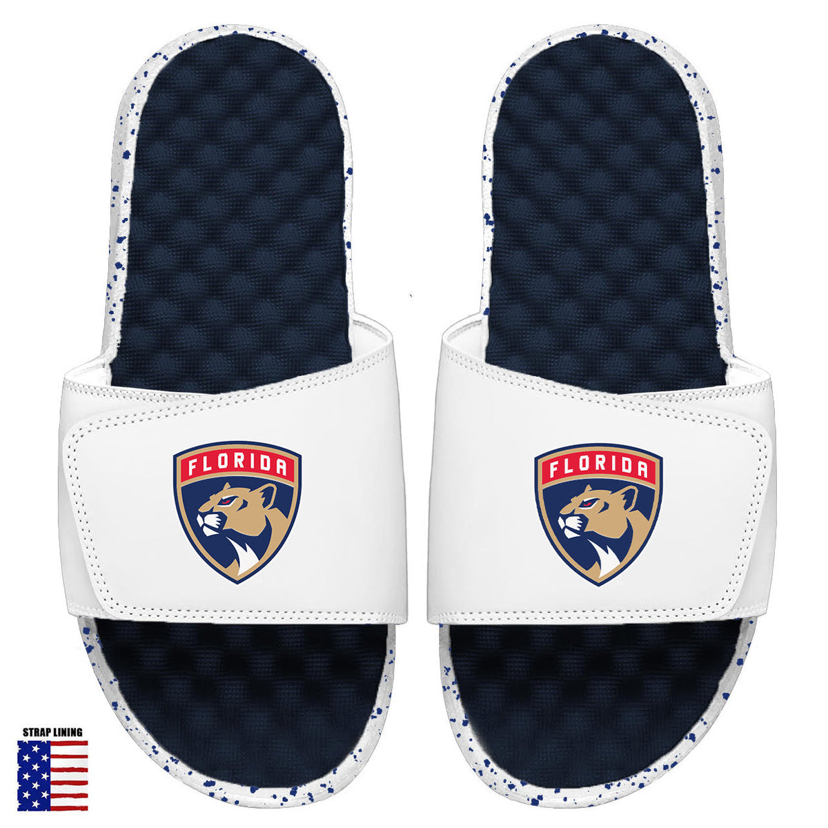 Panthers Navy Americana Slides 2