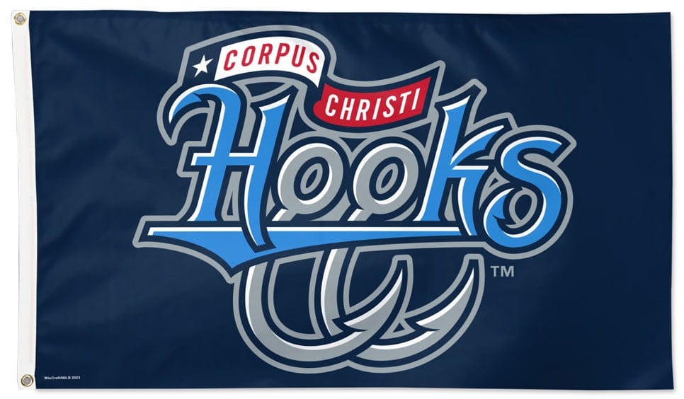 Corpus Christi Hooks Flag 3x5 Minor League Baseball