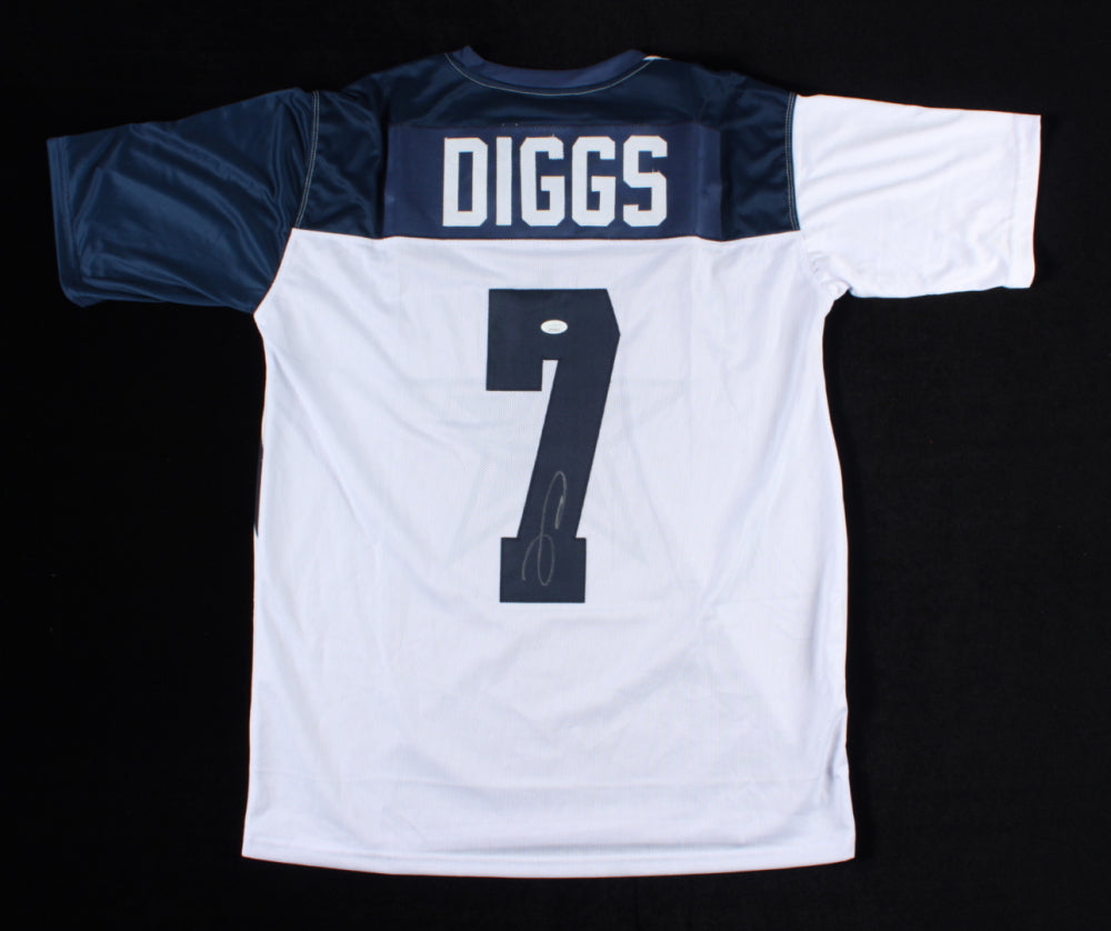 Trevon Diggs Dallas Cowboys Autographed Star-Sleeve Football Jersey 1