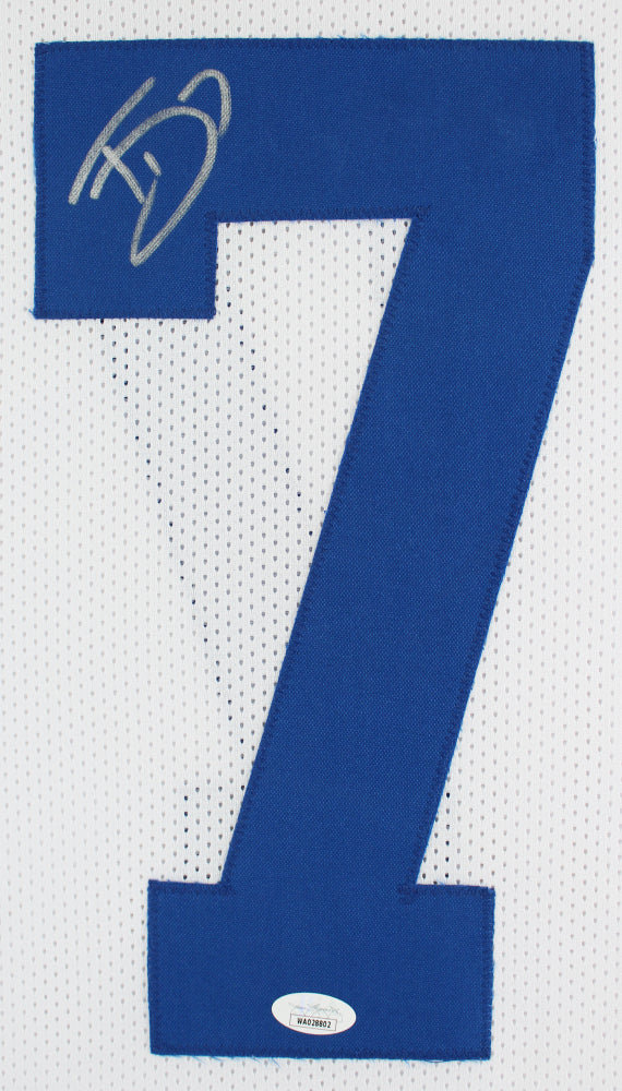 Trevon Diggs Dallas Cowboys Autographed White Football Jersey 2