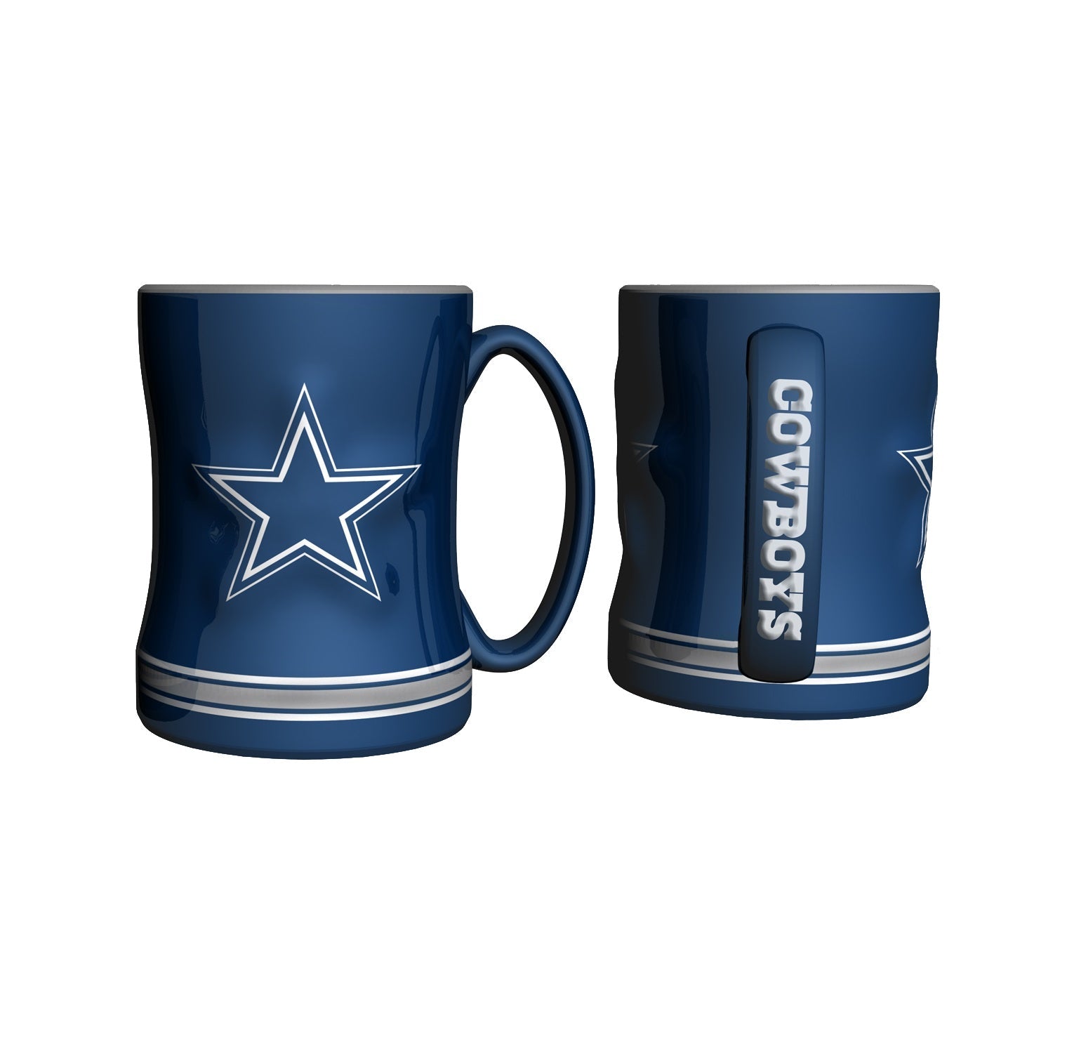 Dallas Cowboys Logo Relief Coffee Mug 1