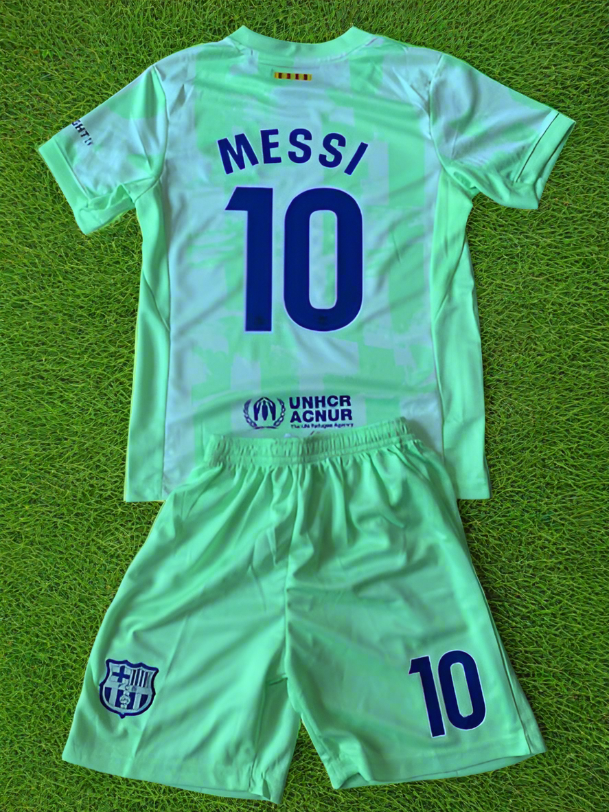 Lionel Messi Barcelona 3rd Soccer Jersey Kids Toddler & Youth Sizes 1