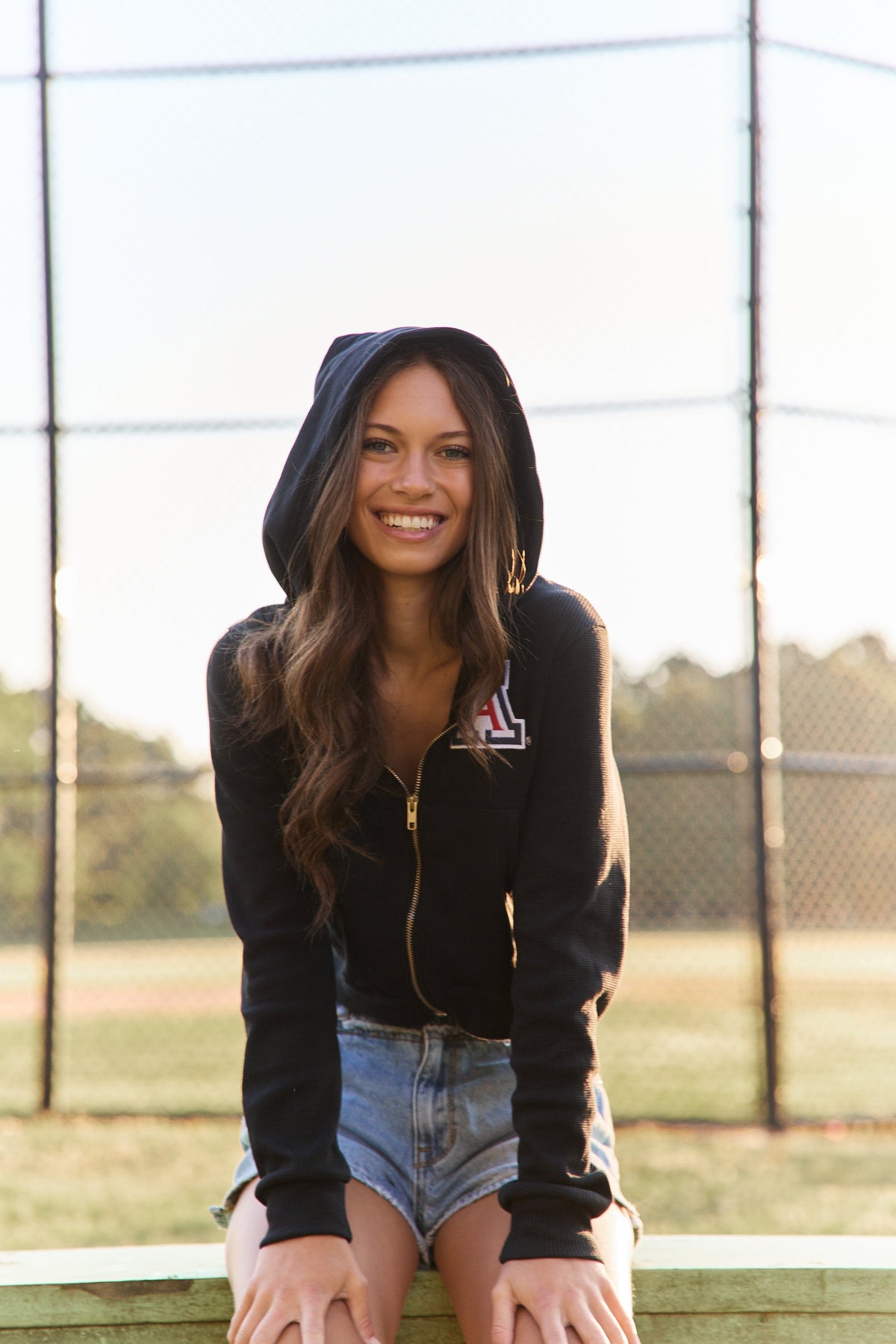 University of Arizona Waffle Knit Zip Up Hoodie | lojobands 9