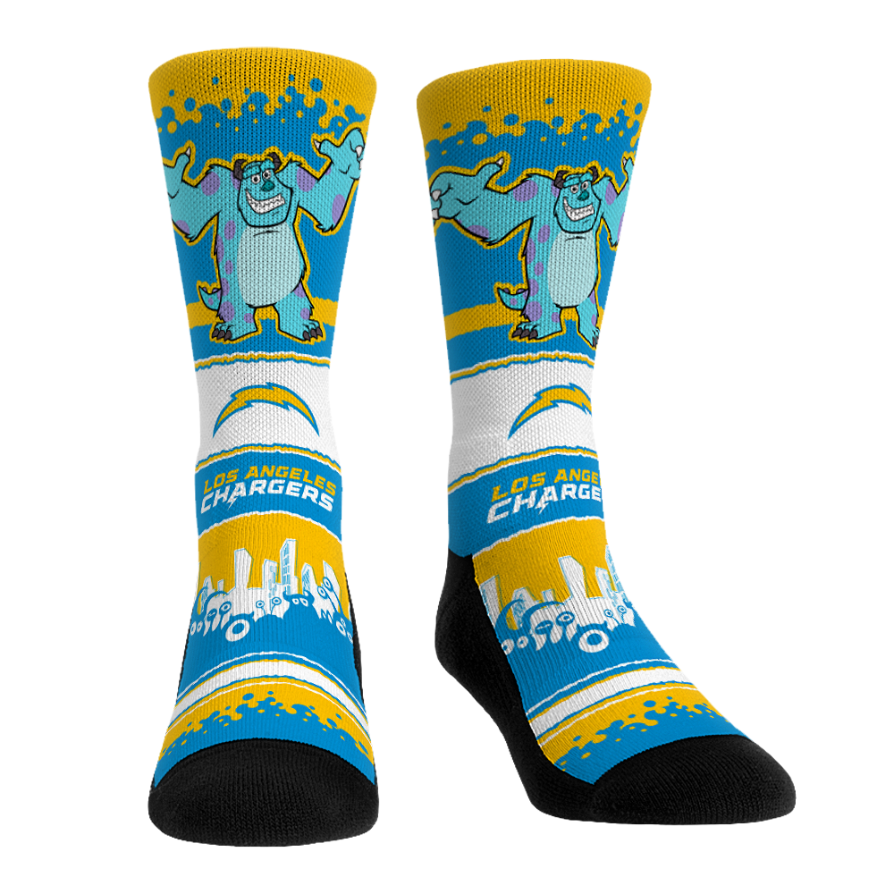 Los Angeles Chargers - Monsters, Inc.  - Sully | Rock 'Em Socks 1
