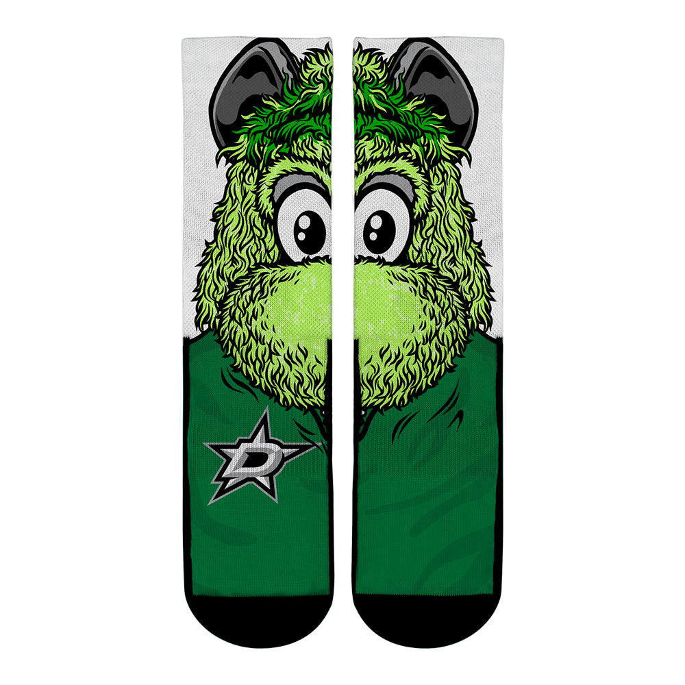 Dallas Stars - Split Face Mascot | Rock 'Em Socks