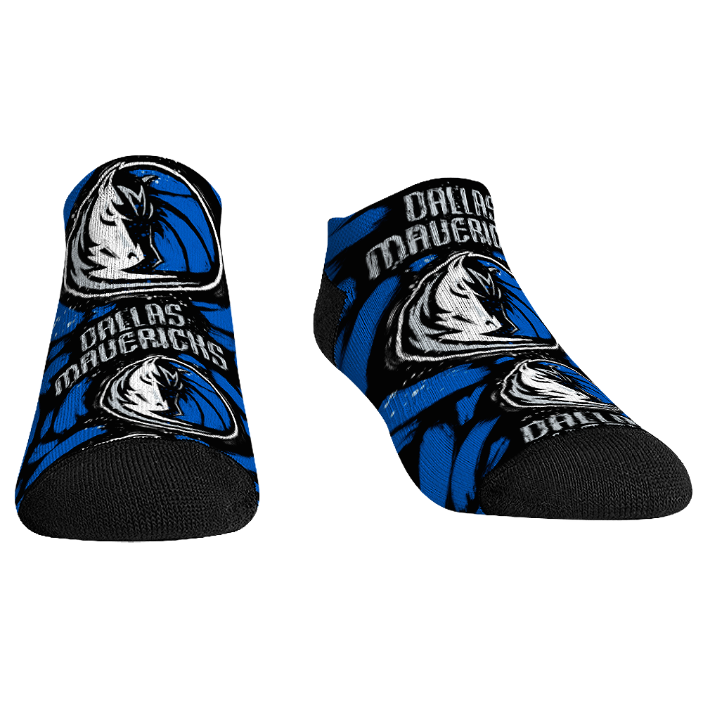 Dallas Mavericks - Low Cut  - Logo Paint | Rock 'Em Socks