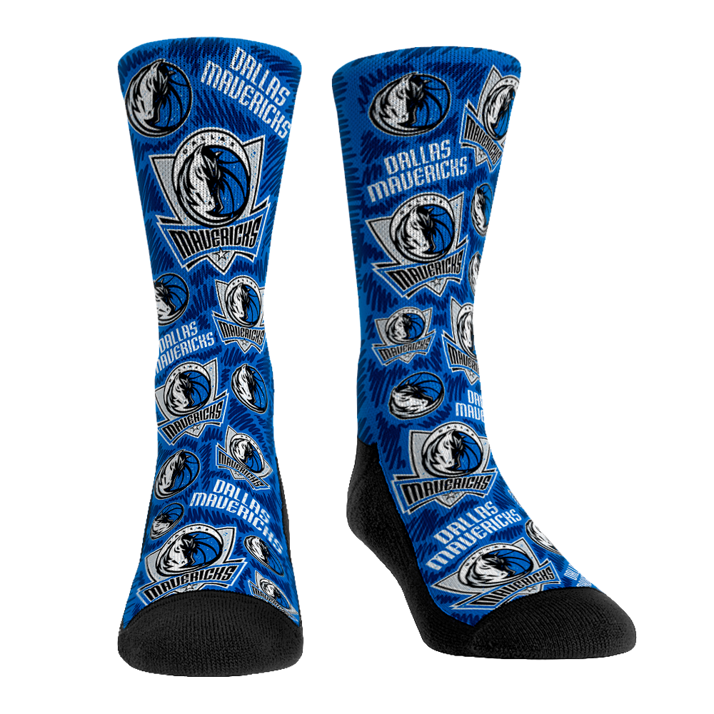 Dallas Mavericks - Logo Sketch | Rock 'Em Socks