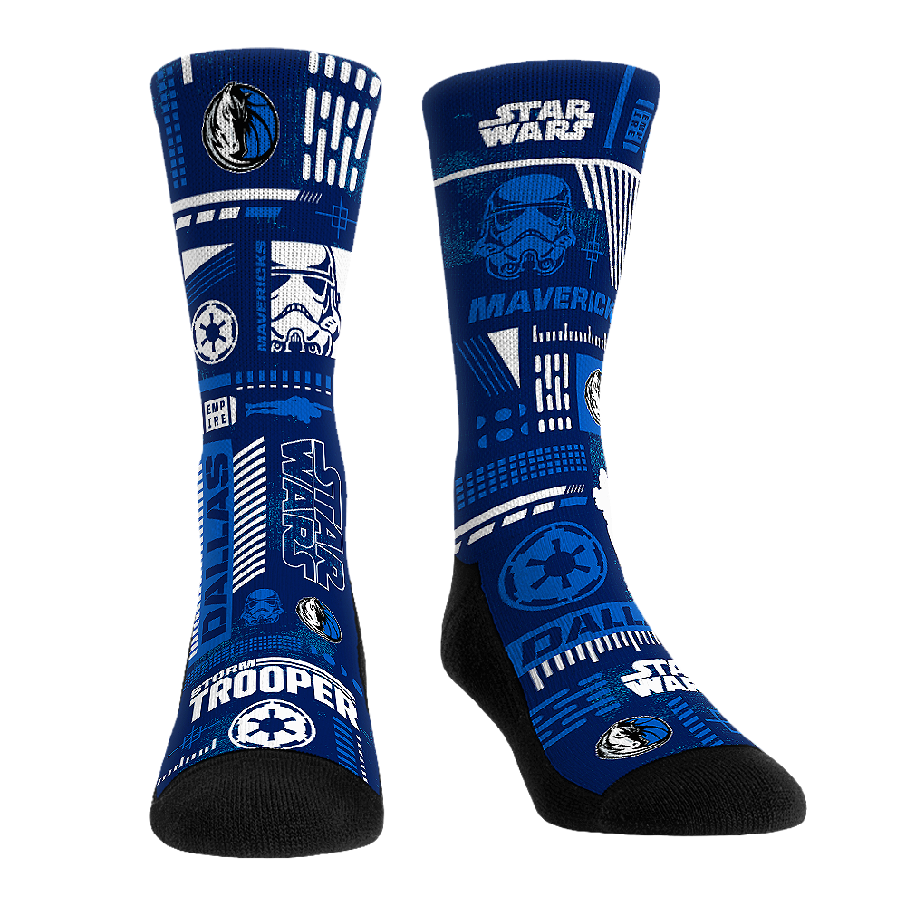 Dallas Mavericks - Star Wars  - Stormtrooper Pattern | Rock 'Em Socks