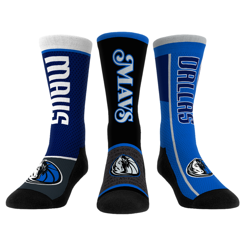 Dallas Mavericks - Ultimate Jersey - 3-Pack | Rock 'Em Socks