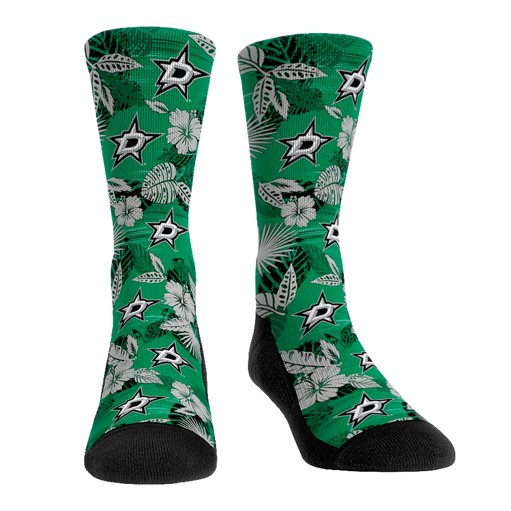 Dallas Stars - Floral | Rock 'Em Socks