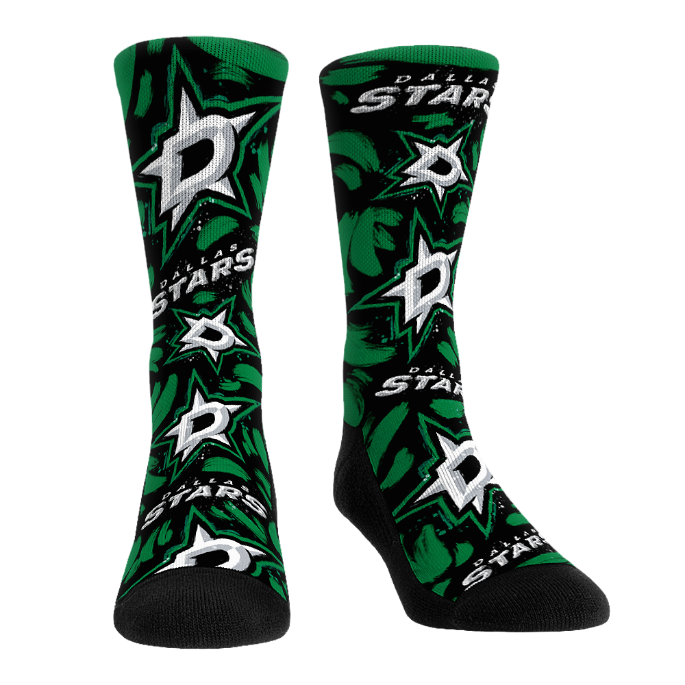 Dallas Stars - Logo Paint | Rock 'Em Socks
