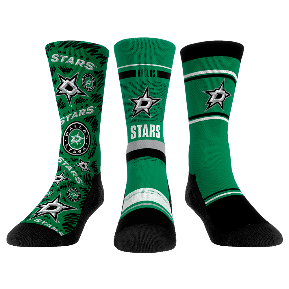 Dallas Stars - 3-Pack | Rock 'Em Socks