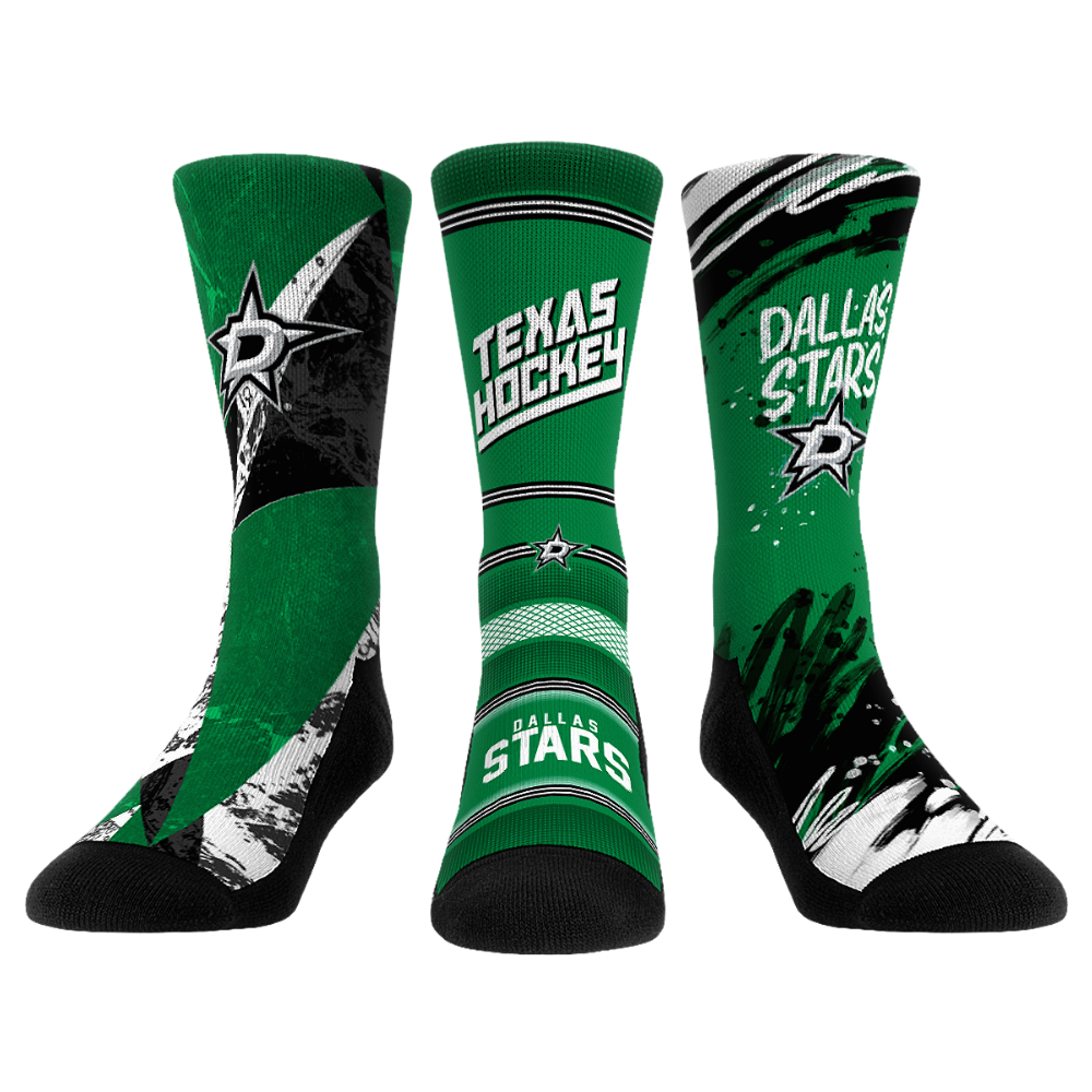 Dallas Stars - Power Play 3-Pack | Rock 'Em Socks