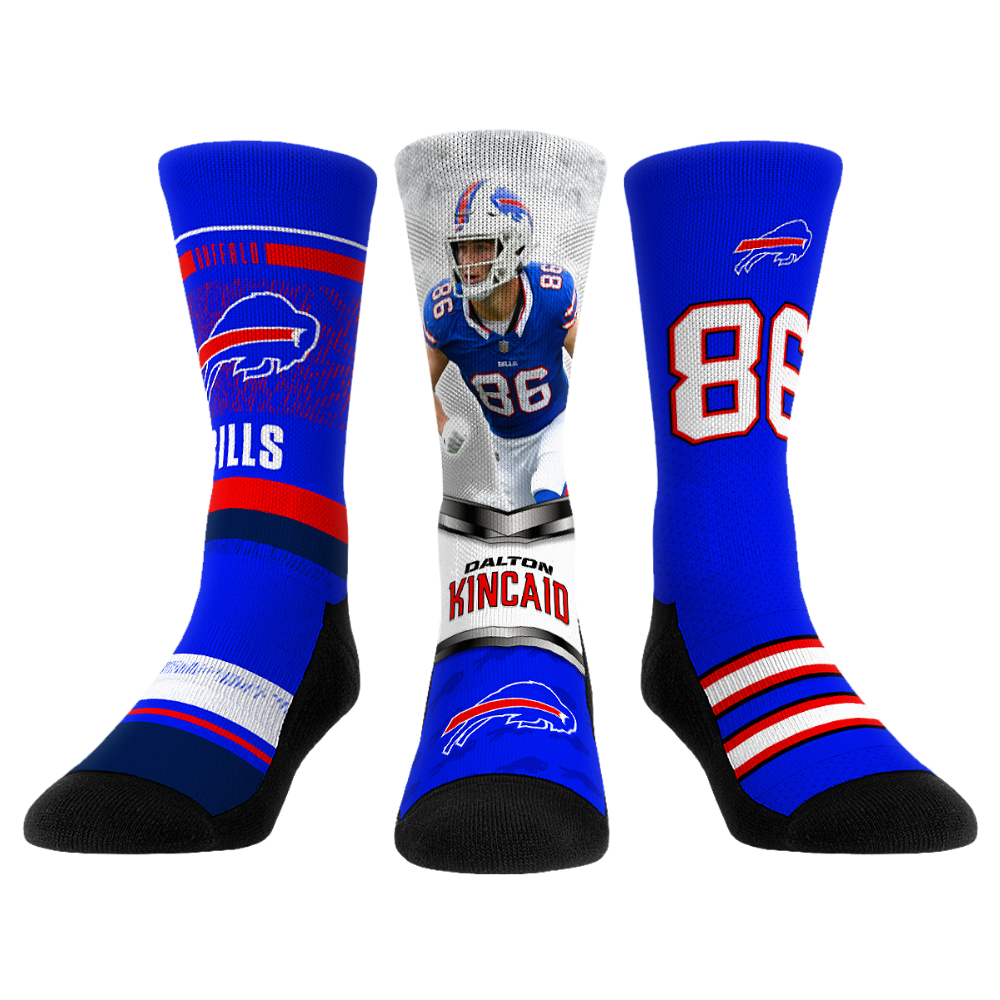 Dalton Kincaid - Buffalo Bills  - Pro 3-Pack | Rock 'Em Socks