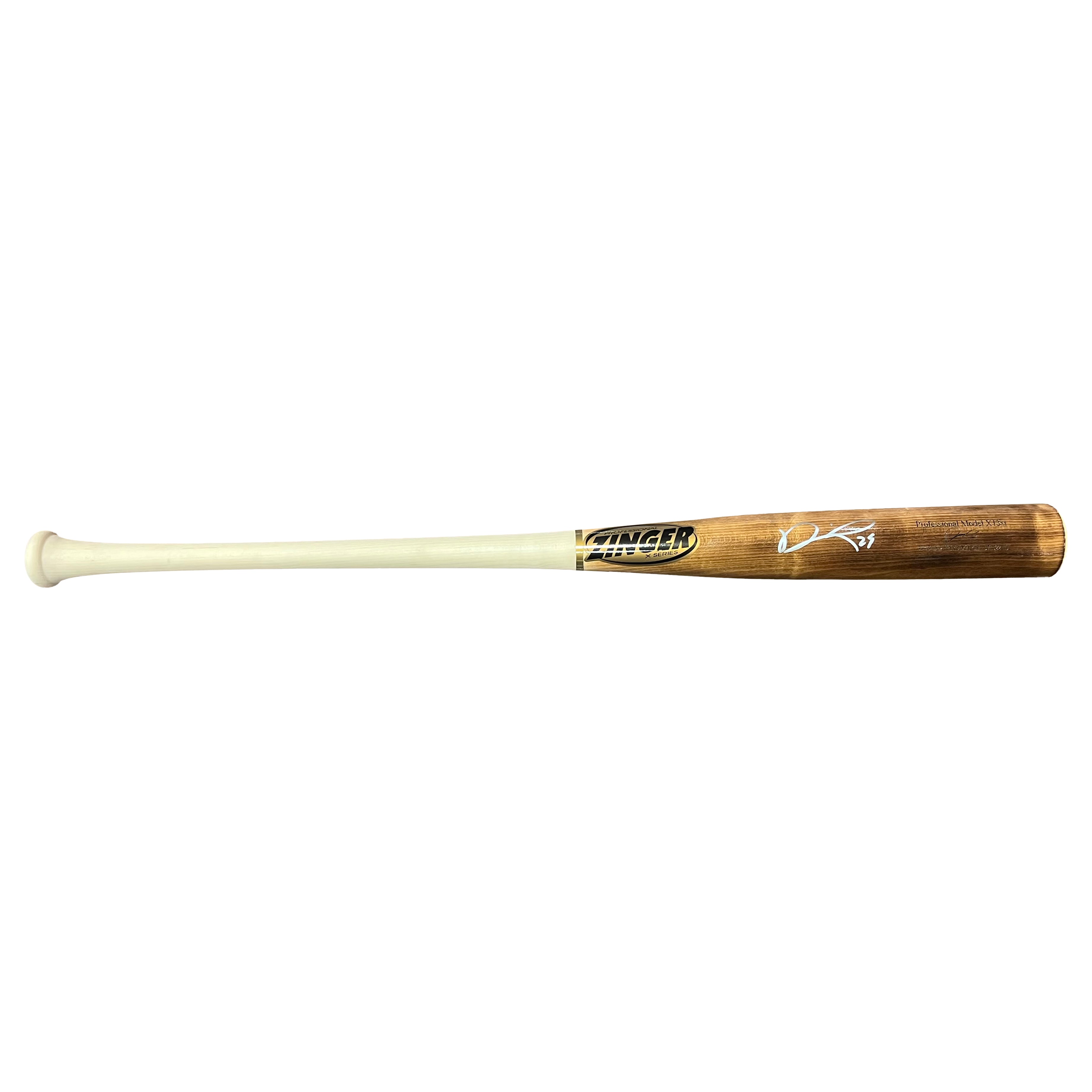 Darick Hall Philadelphia Phillies Autographed Game Model Bat 1