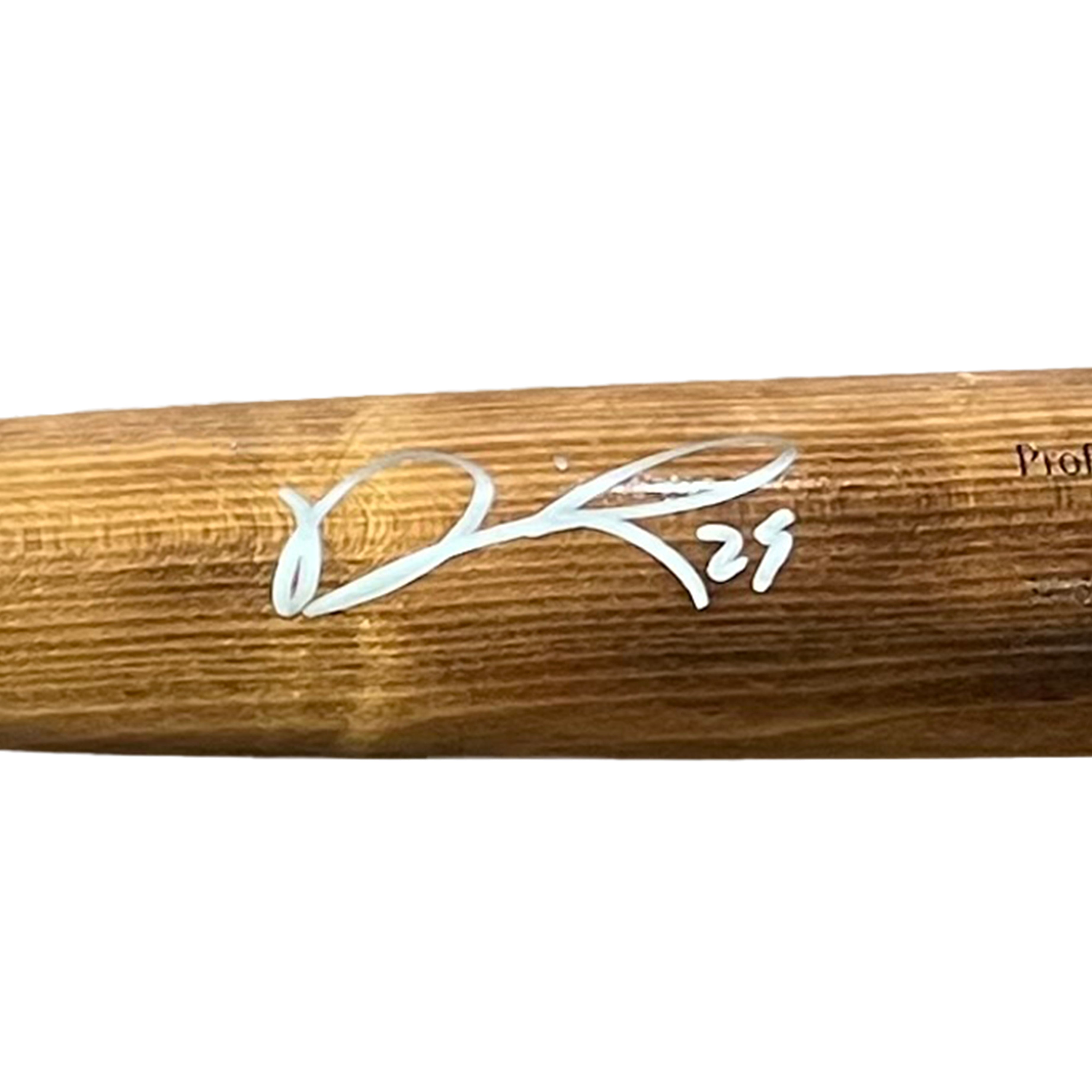 Darick Hall Philadelphia Phillies Autographed Game Model Bat 2