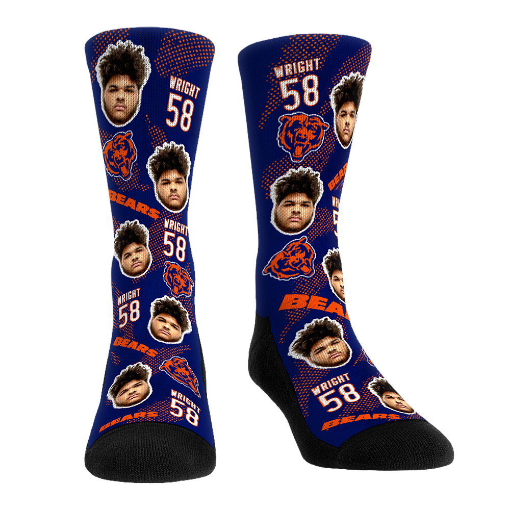 Darnell Wright - Chicago Bears - Football Guy | Rock 'Em Socks