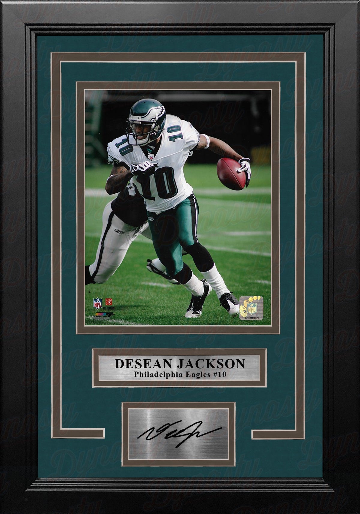 DeSean Jackson in Action Philadelphia Eagles 8" x 10" Framed Football Photo with Engraved Autograph 2